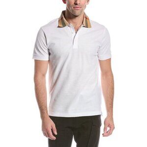 Burberry Check Collar Polo Shirt